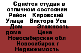 Сдаётся студия,в отличном состоянии › Район ­ Кировский  › Улица ­ Виктора Уса  › Дом ­ 9 › Этажность дома ­ 17 › Цена ­ 9 000 - Новосибирская обл., Новосибирск г. Недвижимость » Квартиры аренда   . Новосибирская обл.,Новосибирск г.